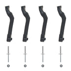 4Pcs Side Hood Panel Strap Latch Kit Rivet For SKI DOO REV MXZ GTX GSX 517302448