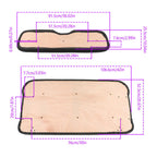 Front Seat Cushion with Hardware For EZGO Medalist TXT 1994-2013 Golf Cart