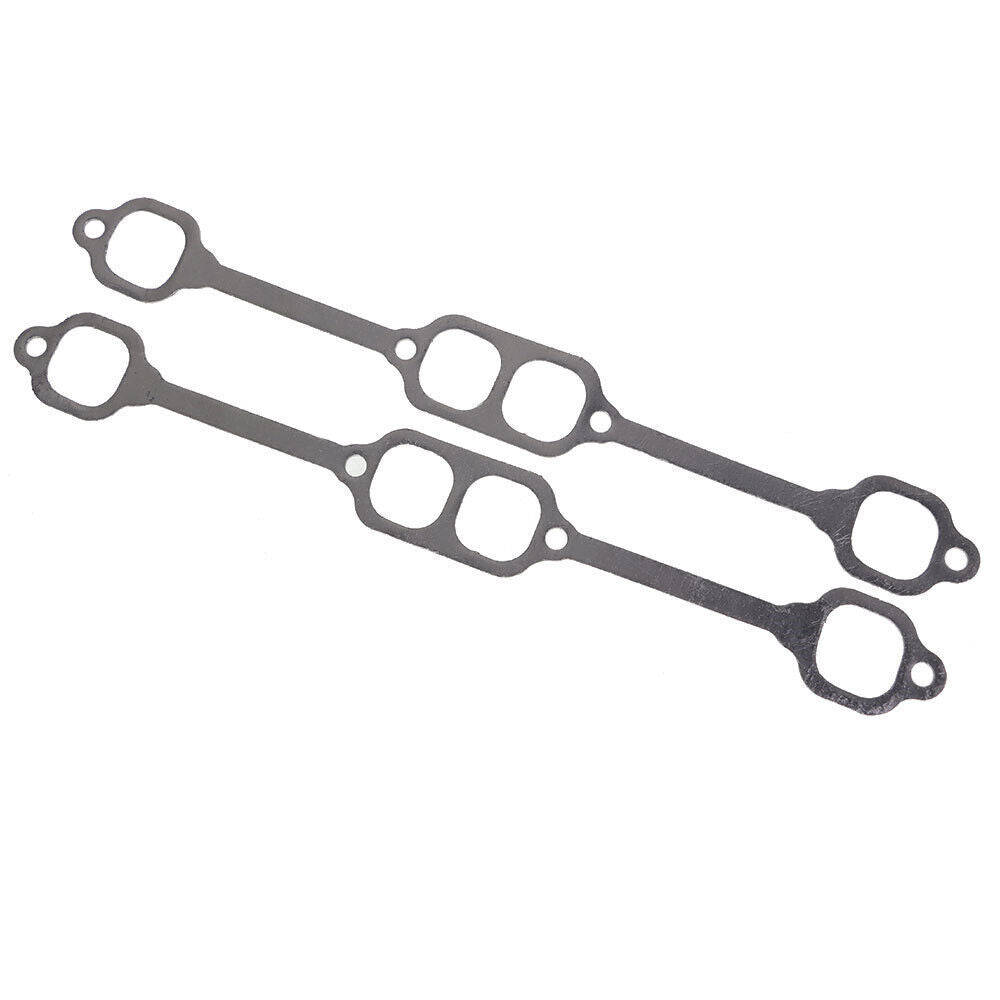 Exhaust Gasket Manifold For Mercruiser 5.0 5.7 350 Mag Riser Block v8 Elbow US