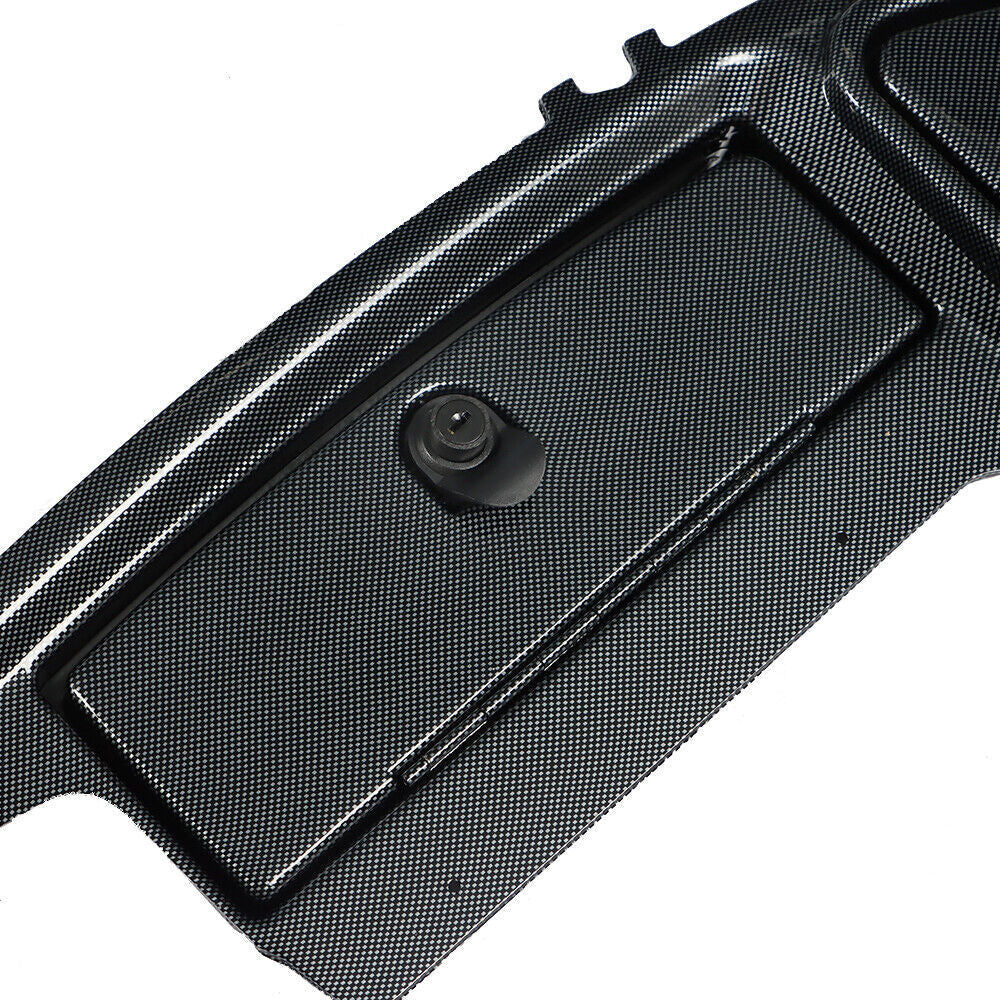 For Club Car Precedent 2008.5+ Carbon Fiber Dash With Locking Doors Golf Cart