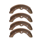 Set Of 4 Rear Brake Shoes #1011463 For Club Car Golf Cart 1981-1994 G&E Models