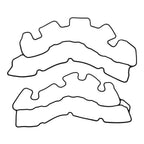 For Perkins 404D-22T 104-22 404C 2.2L Engine Complete Cylinder Head Gasket Kit