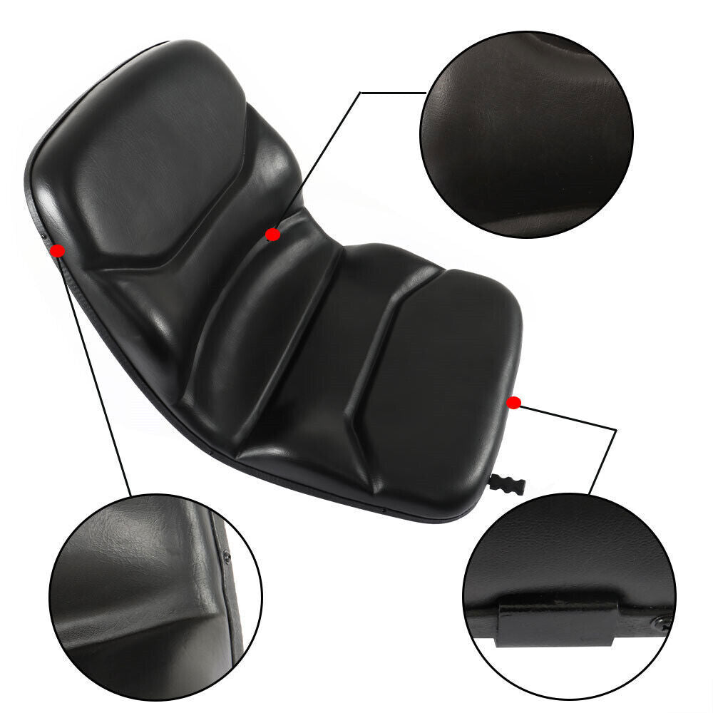 Black Seat For Case Backhoe Loader 580C 580D 580E 580L 580M Skid Steer Loader