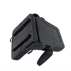 Adjustable Backrest Lawn Mower Tractor Seat Forklift Excavator Seat w/ Armrests