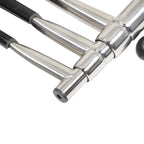 3 Step Stainless Steel Telescoping Boat Ladder With Platform 2 Handrails