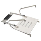 3 Step Stainless Steel Telescoping Boat Ladder With Platform 2 Handrails
