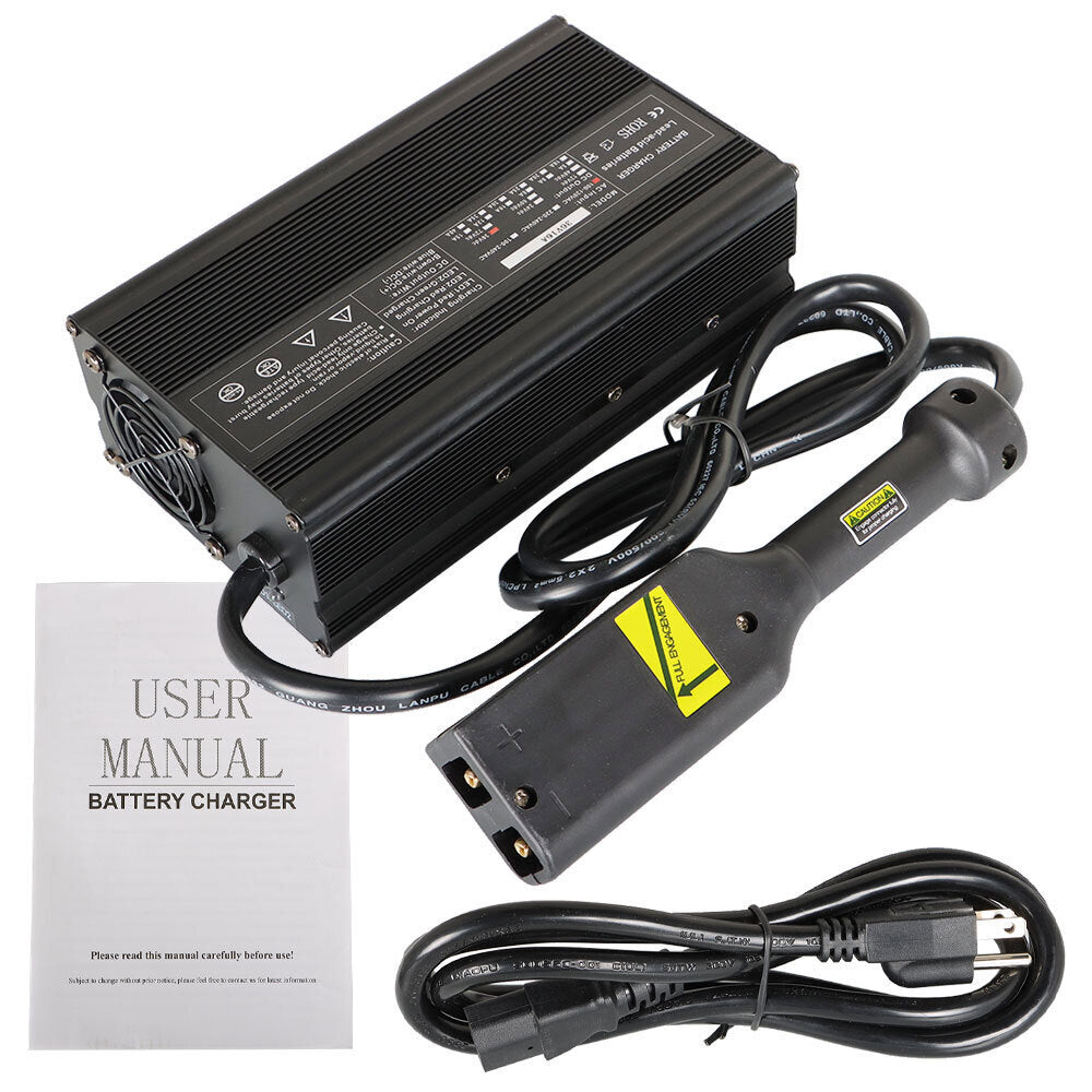 Golf Cart Battery Charger 36V 16 Amp with TXT D Plug for EZ-GO Yamaha Club Car