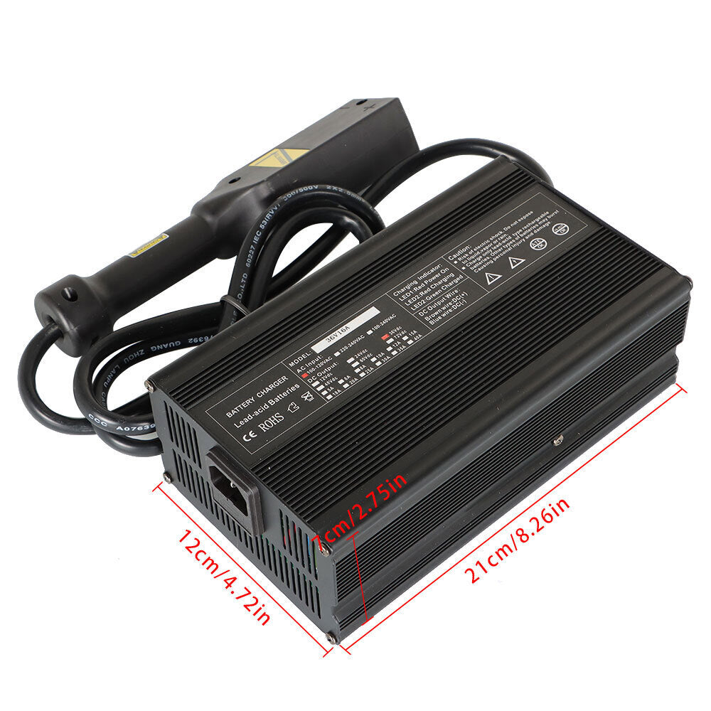 Golf Cart Battery Charger 36V 16 Amp with TXT D Plug for EZ-GO Yamaha Club Car