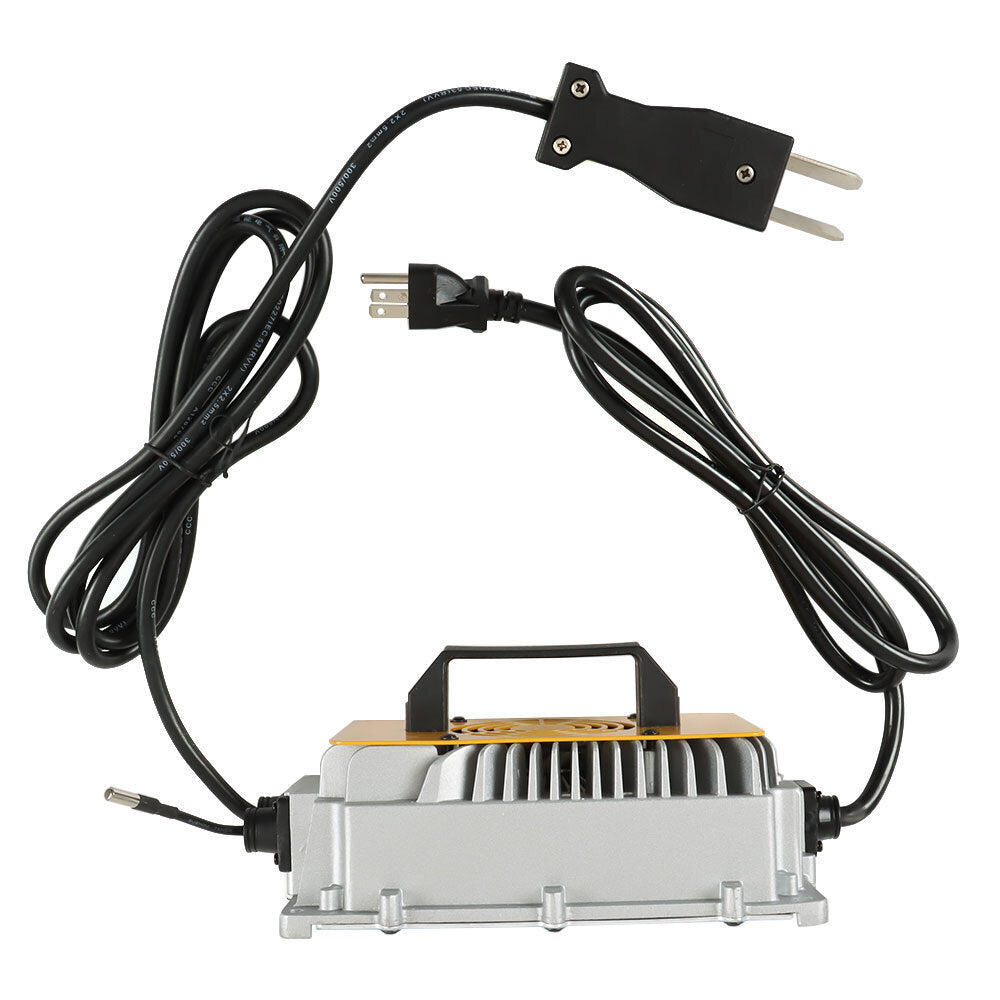 36V 18A Golf Cart Battery Charger IP67 For Club Car/Yamaha/E-Z-Go 2-Pin Plug