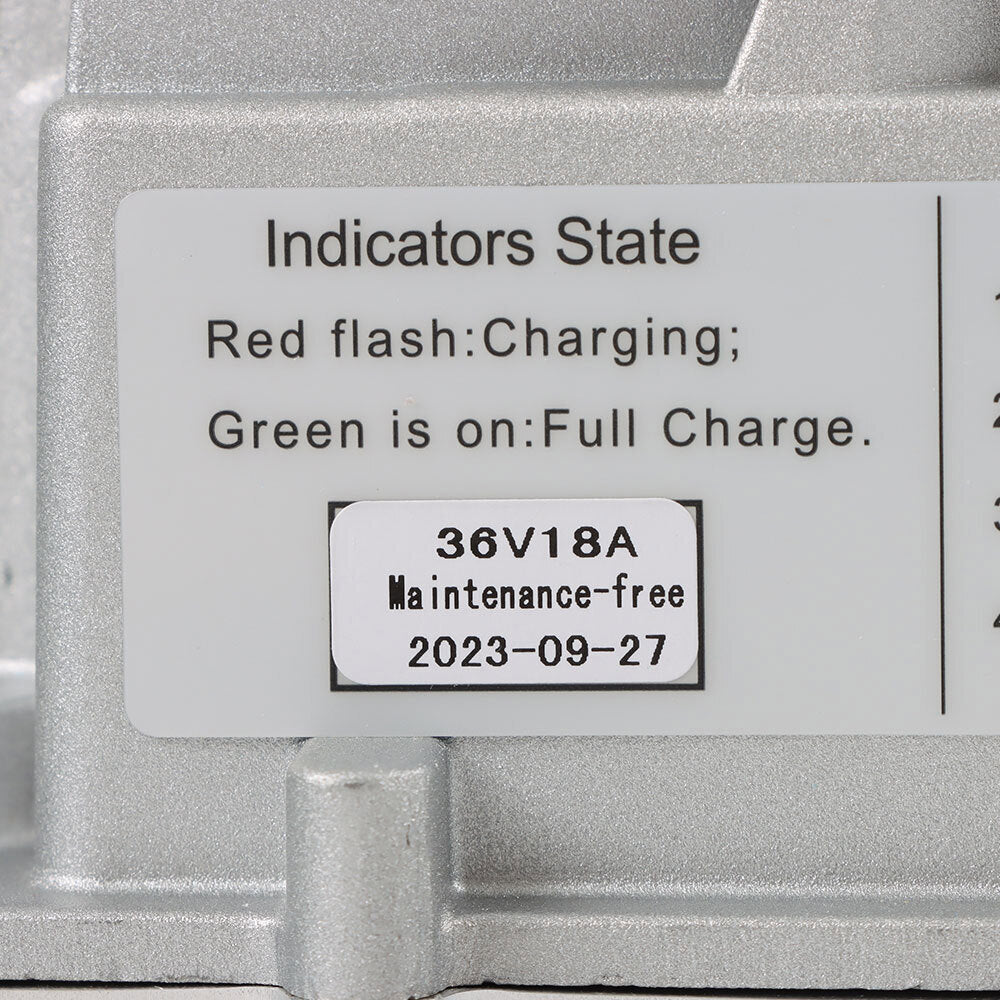 36V 18A Golf Cart Battery Charger IP67 For Club Car/Yamaha/E-Z-Go 2-Pin Plug