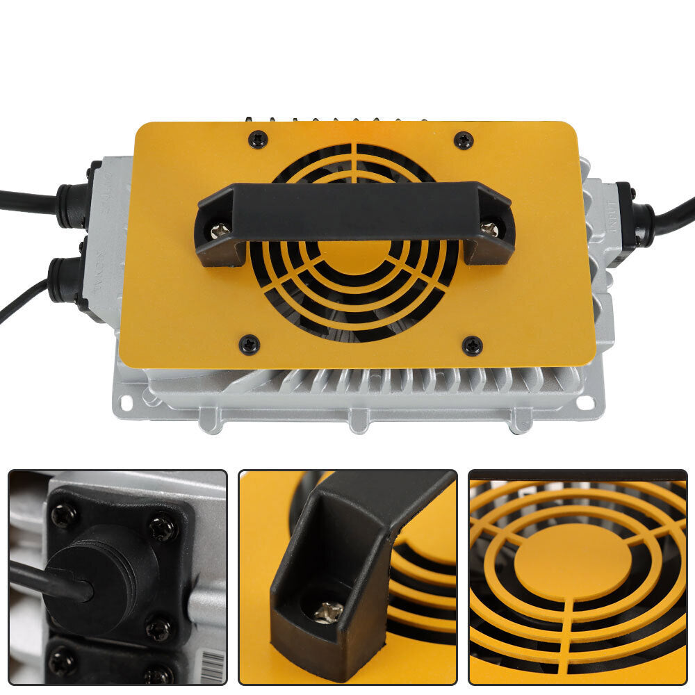 36V 18A Golf Cart Battery Charger IP67 For Club Car/Yamaha/E-Z-Go 2-Pin Plug