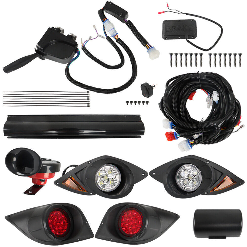 For Yamaha G29 YDR Drive 2007+ Golf 12V LED Light Kit + Turn Signal Horn Brake