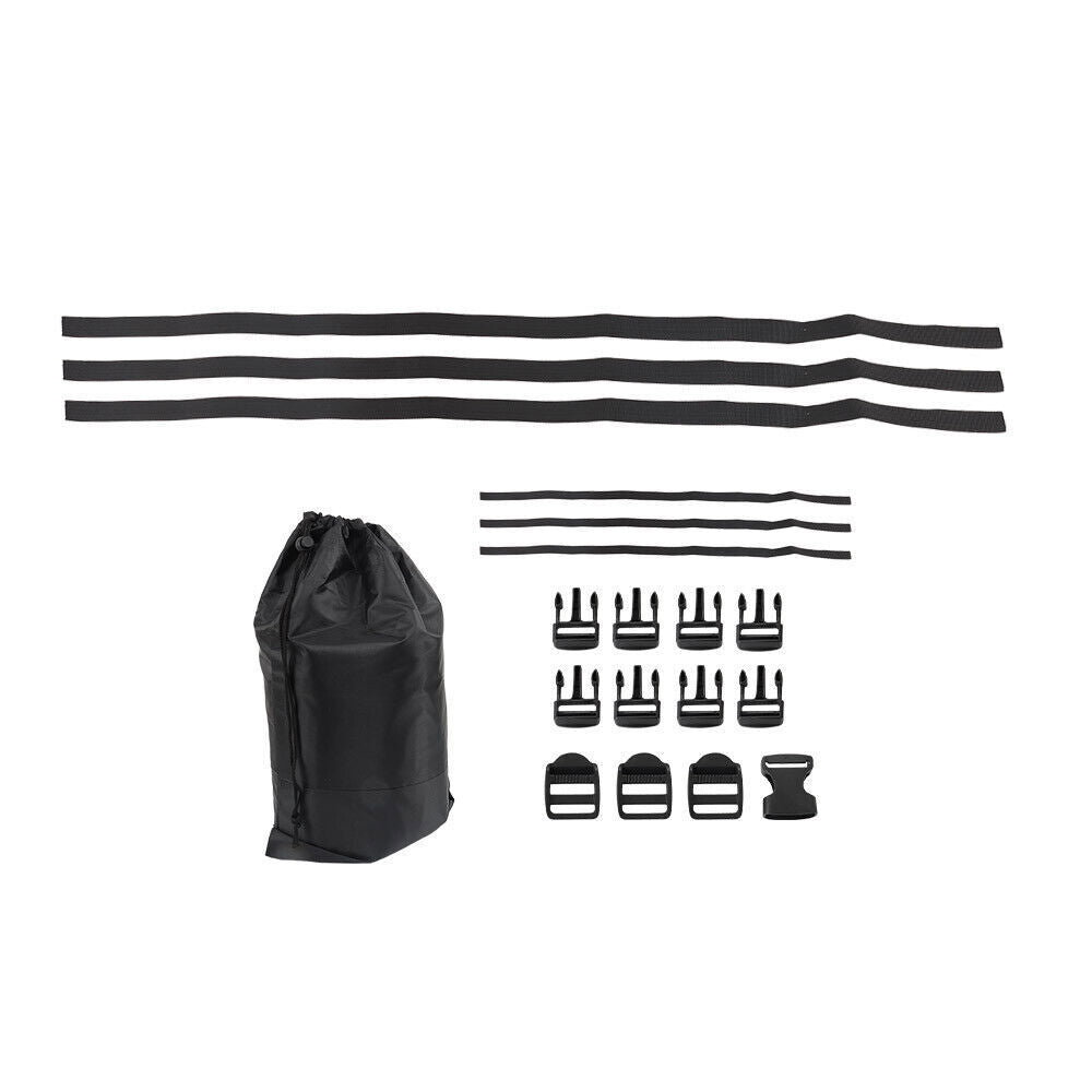 Boat Cover V-Hull Runabouts Waterproof Heavy Duty 11-13ft 420D Black