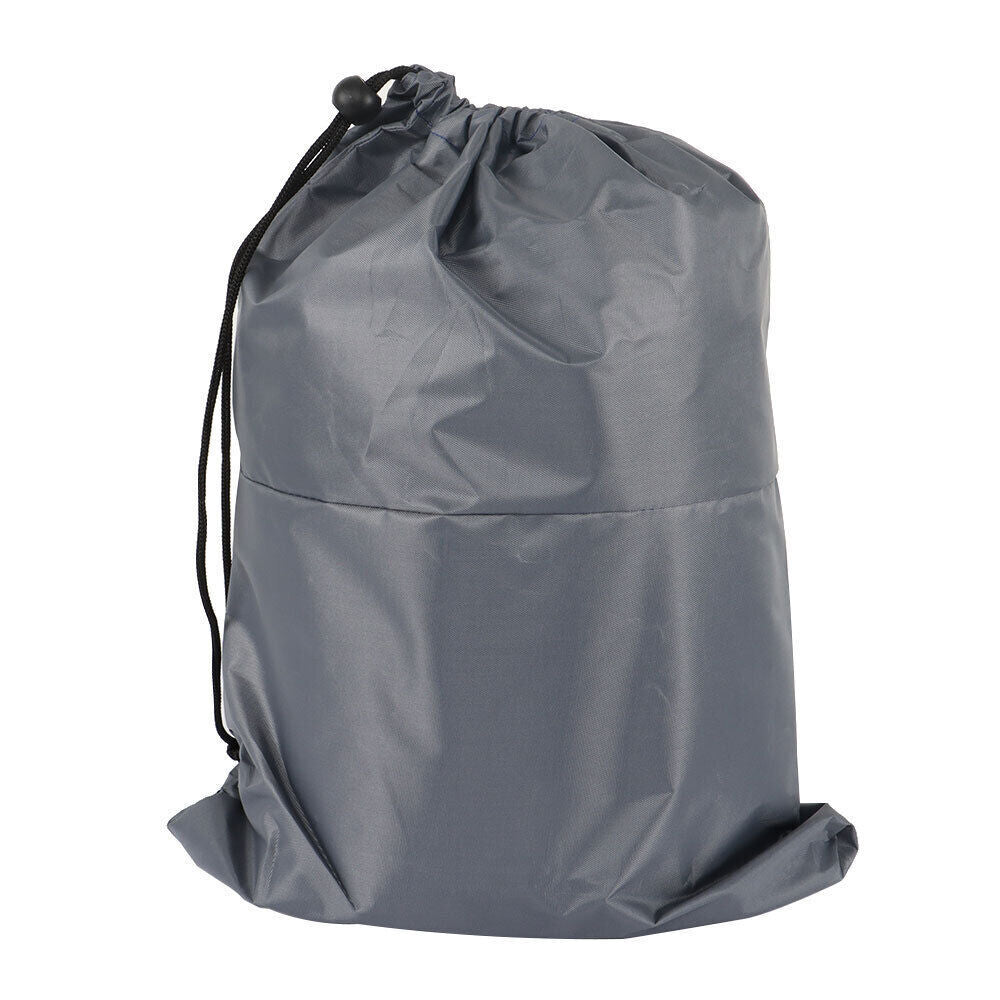 Heavy Duty Waterproof 90" Boat Cover 14 15 16Ft Trailerable 210D Grey