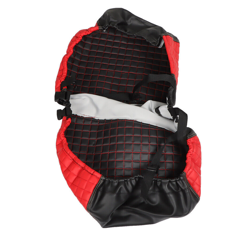 Golf Carts Red Front and Rear Seat Covers Fits For Club Car Precedent 2004-Up