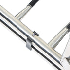 Stainless Steel Folding Ladder Telescoping 400 lb. Limit 2 Step+3 Step
