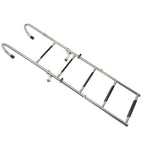 Stainless Steel Folding Ladder Telescoping 400 lb. Limit 2 Step+3 Step