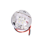 4X White 3" Round Marine Boat LED Cabin Deck Walkway Courtesy Lights Stern Light