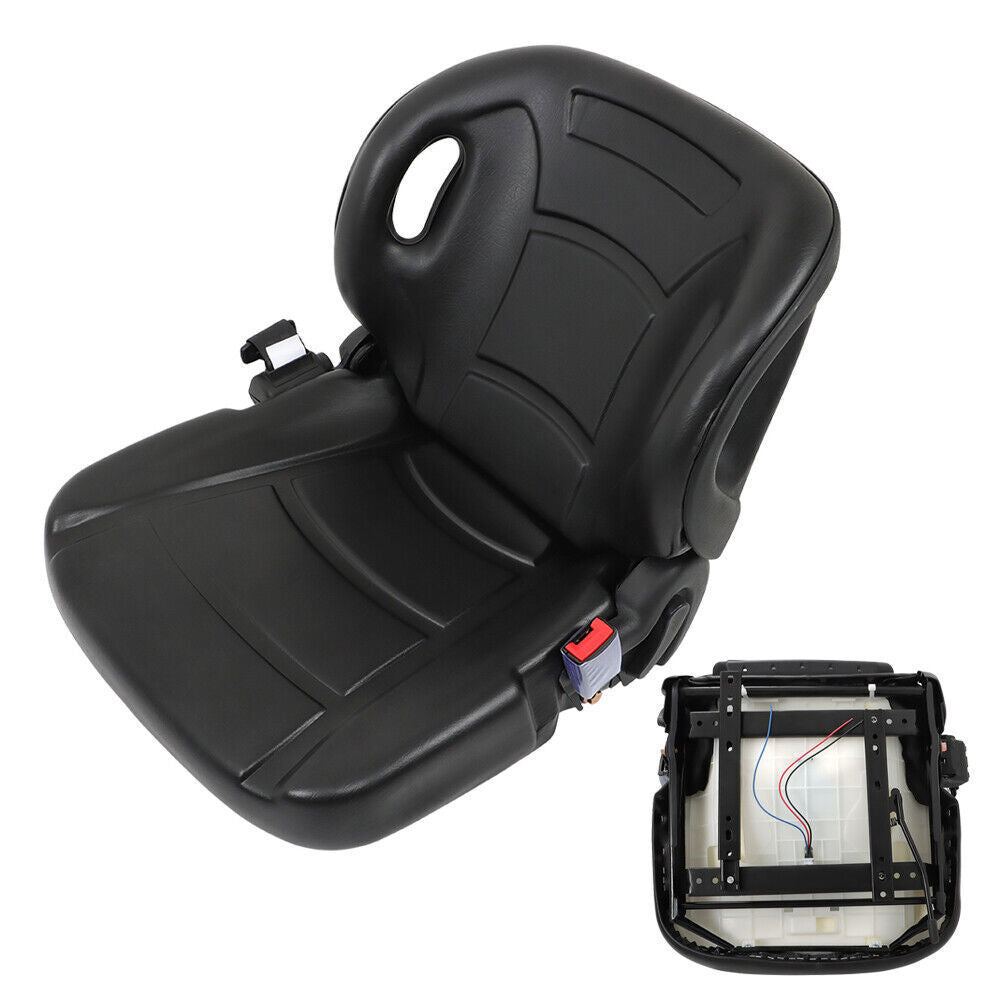 FOR TOYOTA FORKLIFT SEAT WITH SEATBELT & SWITCH w/ Adjustable Backrest