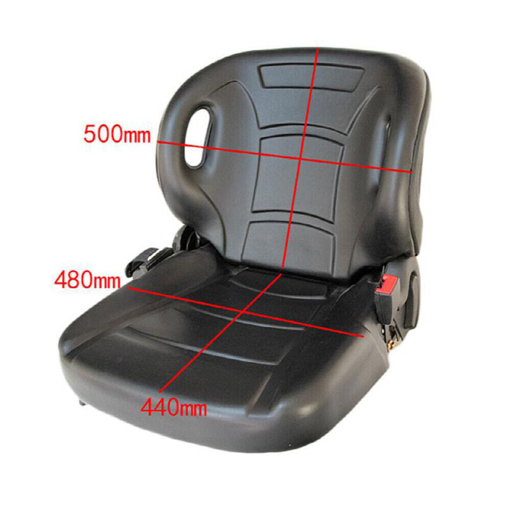 FOR TOYOTA FORKLIFT SEAT WITH SEATBELT & SWITCH w/ Adjustable Backrest