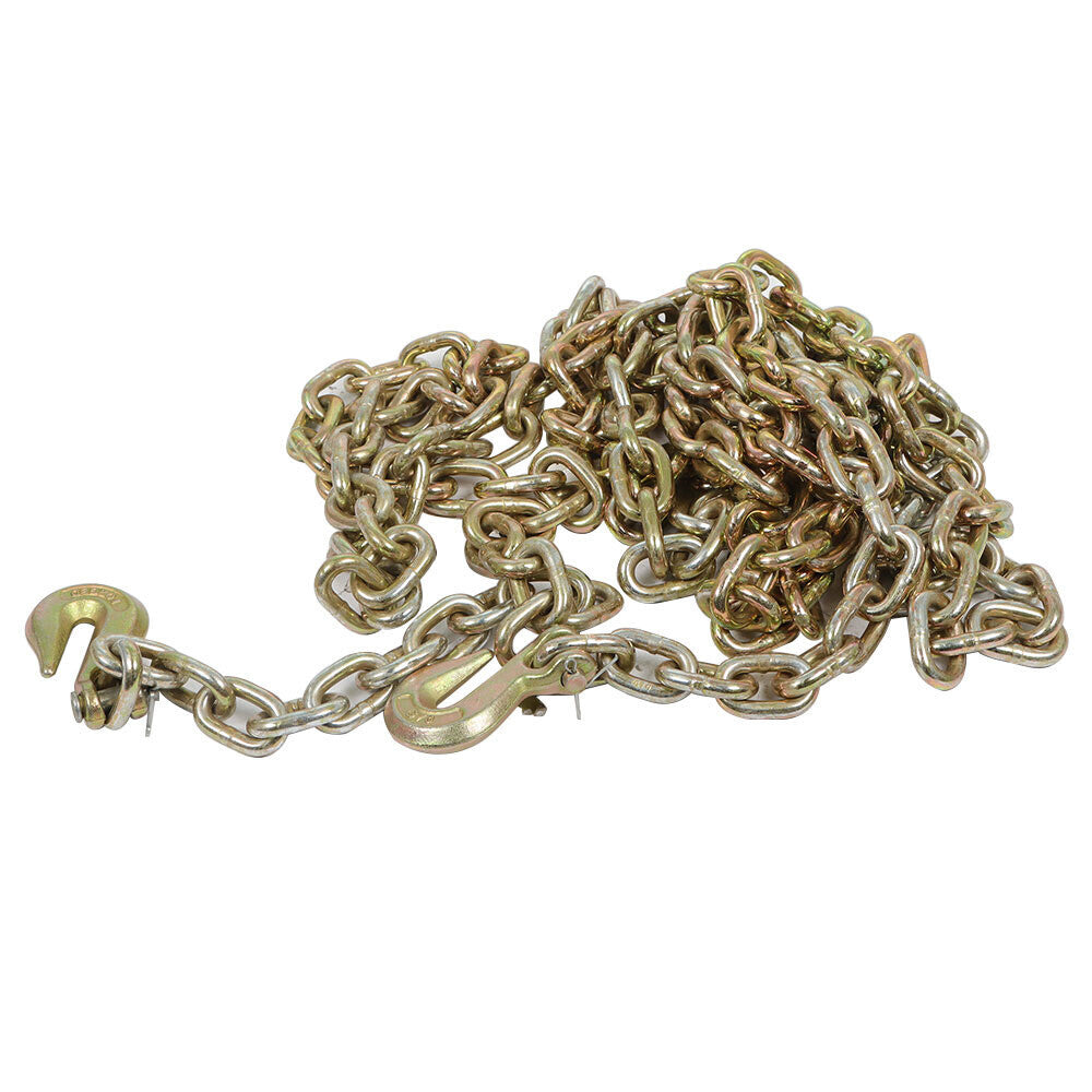 US 2 Pack 3/8" 20' G70 Tow Chain Tie Down Binder With Grade 70 Hooks