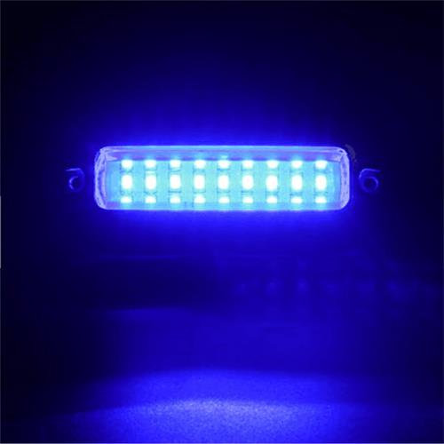 For 3.5" Marine/Boat 27 Blue LED 50W Underwater Pontoon Boat Transom Lights