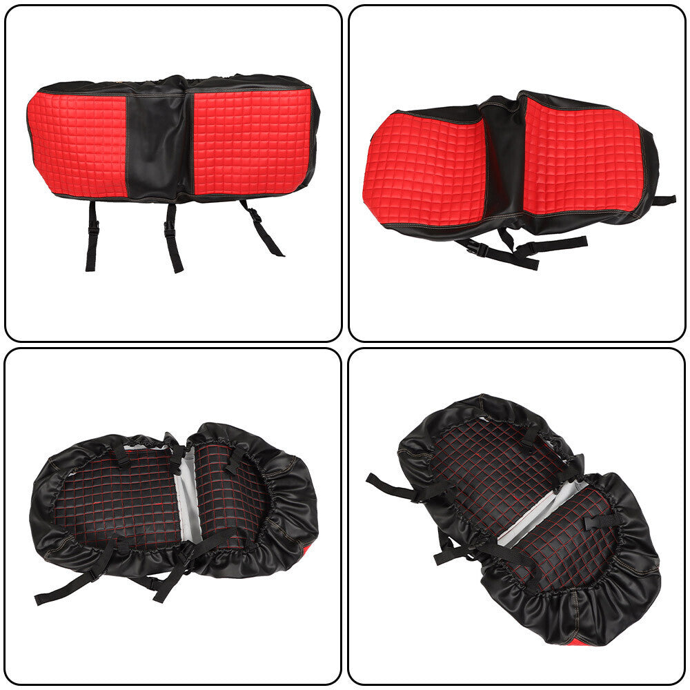 Golf Carts Seat Covers Red Color Front & Rear For E-Z-GO Medalist TXT 1994-2013