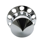 Rear Axle Wheel Covers 33mm Spike Screw-on Lug Nut Cover For Semi Truck