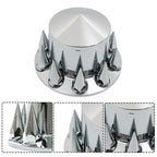 Rear Axle Wheel Covers 33mm Spike Screw-on Lug Nut Cover For Semi Truck