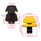 Yellow Tractor Suspension Seat For John Deere 1020 1530 2020 2030 5200 5400 6110