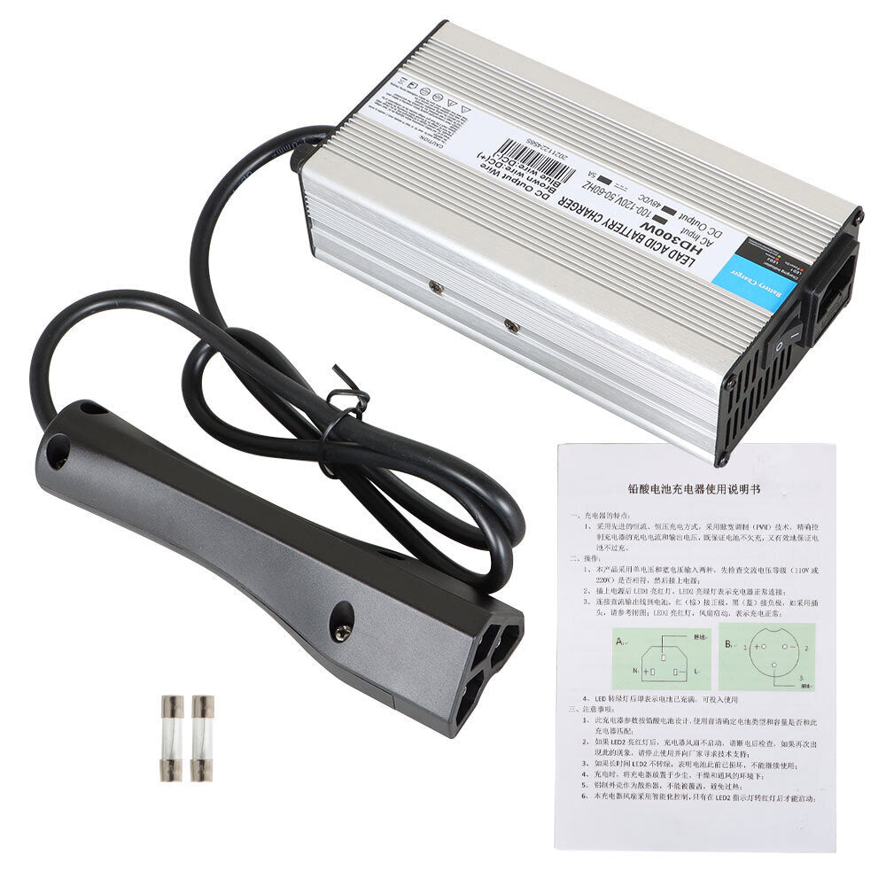 48 Volt 5Amp Golf Cart Battery Charger For EZGo RXV Models -RXV style Plug