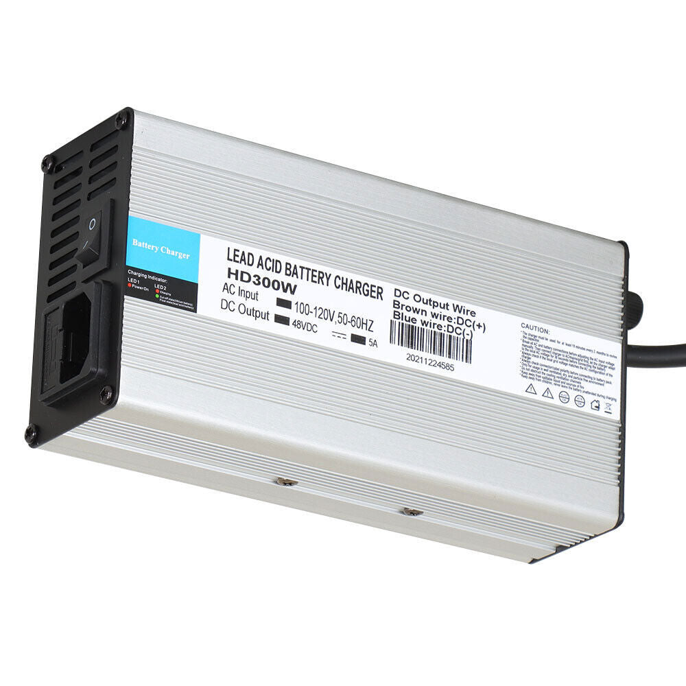 48 Volt 5Amp Golf Cart Battery Charger For EZGo RXV Models -RXV style Plug