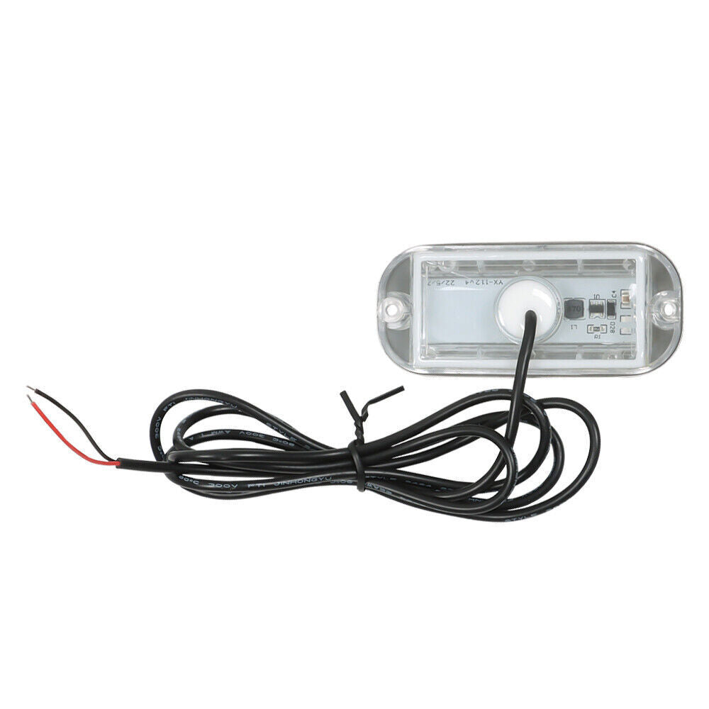 2 × 27 LED Marine Light Boat Lights Blue Stainless Steel Yacht Underwater Lamp