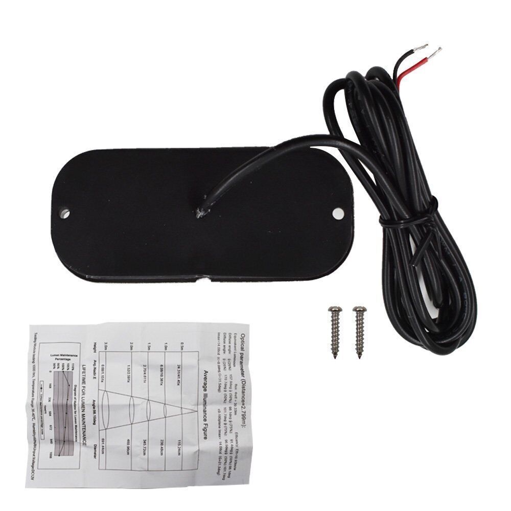 2 × 27 LED Marine Light Boat Lights Blue Stainless Steel Yacht Underwater Lamp