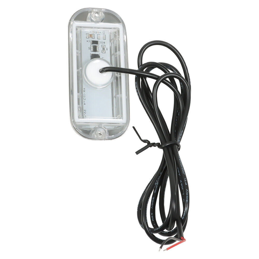 2 × 27 LED Marine Light Boat Lights Blue Stainless Steel Yacht Underwater Lamp