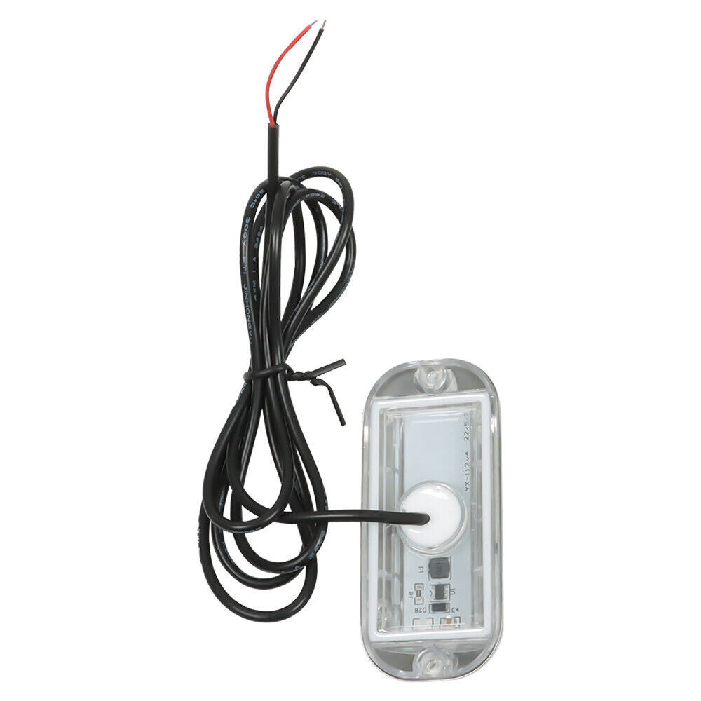 2 × 27 LED Marine Light Boat Lights Blue Stainless Steel Yacht Underwater Lamp