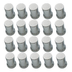 Lug Nut Covers 33mm Push-On Tube Top Hat Plastic 3 3/8" Set of 20