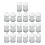 Lug Nut Covers 33mm Push-On Tube Top Hat Plastic 3 3/8" Set of 20