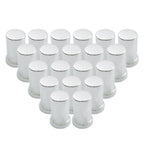 Lug Nut Covers 33mm Push-On Tube Top Hat Plastic 3 3/8" Set of 20