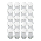 Lug Nut Covers 33mm Push-On Tube Top Hat Plastic 3 3/8" Set of 20