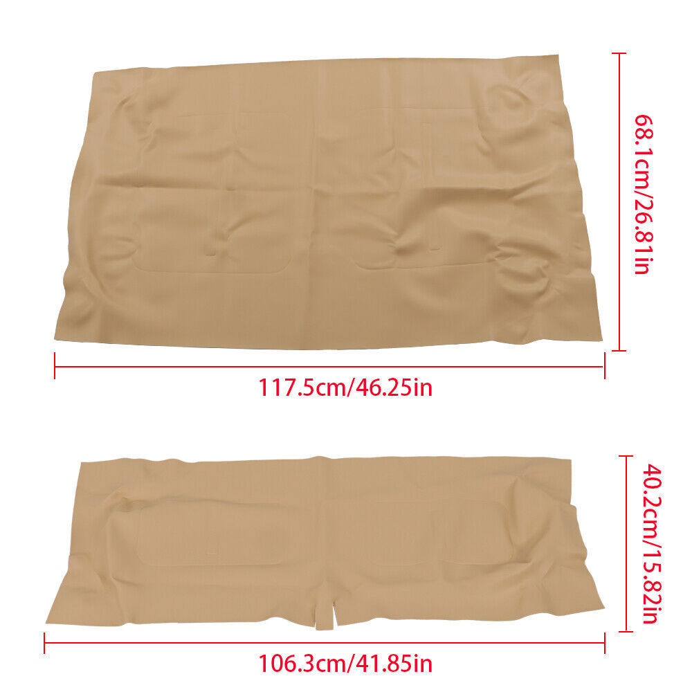 Tan Color Front Seat Covers Fits For E-Z-GO TXT 1995-2013 Golf Carts #71602-G04