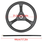 For Marine Engine Turbine Steering System 10FT SS13710 Boat Cable With Wheel New