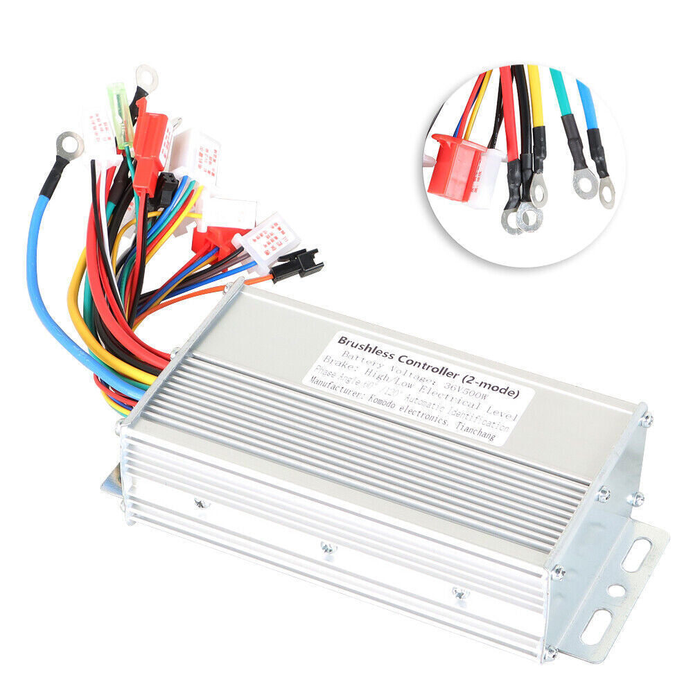 Motor Speed Controller 36V 500W Brushless For Electric Bicycle Scooter E-bike