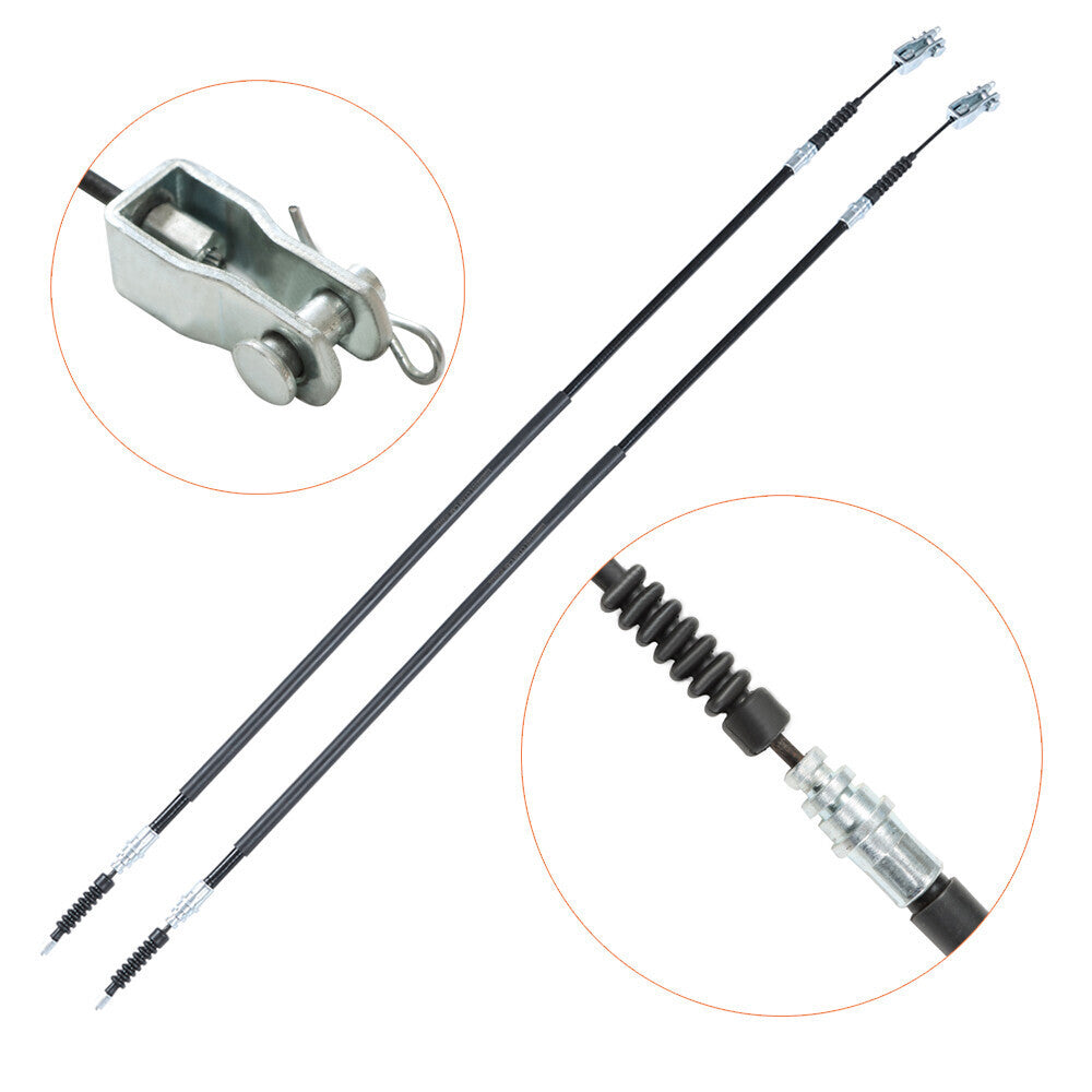 2Pcs Brake Cable Kit Driver&Pass Side -Pins&Clips For Club Car DS 2000+ Models