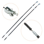 2Pcs Brake Cable Kit Driver&Pass Side -Pins&Clips For Club Car DS 2000+ Models