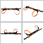 Golf Cart Orange&Black Universal Rear Seat Bag Holder For EZGo/ Club Car/Yamaha