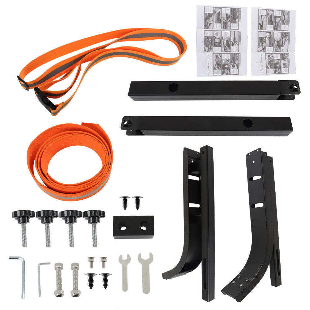 Golf Cart Orange&Black Universal Rear Seat Bag Holder For EZGo/ Club Car/Yamaha