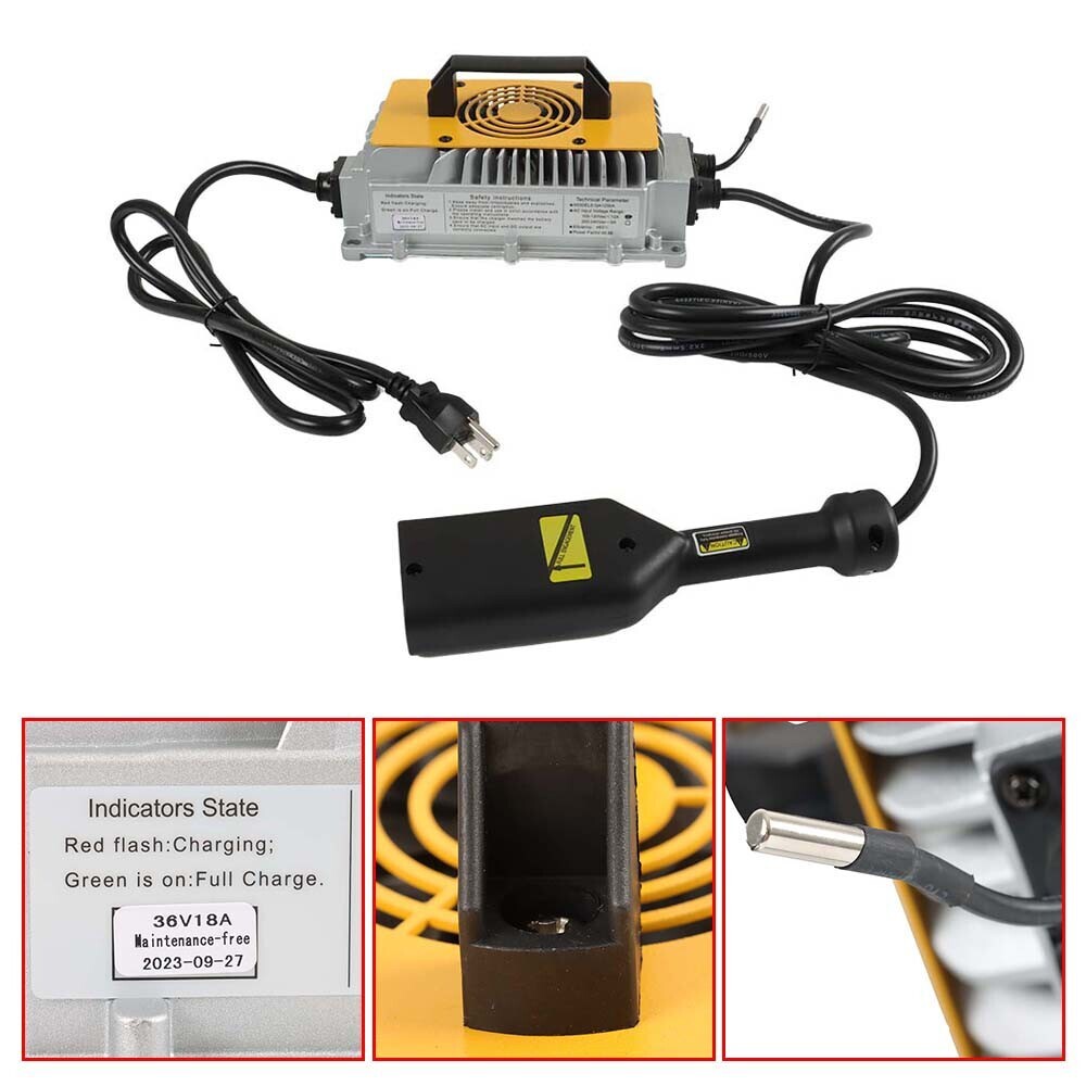 1996-2009 18 AMP 36 Volt Golf Carts Battery Charger For E-Z-GO TXT D-Style Plug