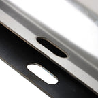 30" Stainless Steel Straight Mud Flap Hanger 2 1/2" Bolt Semi Truck Tapered