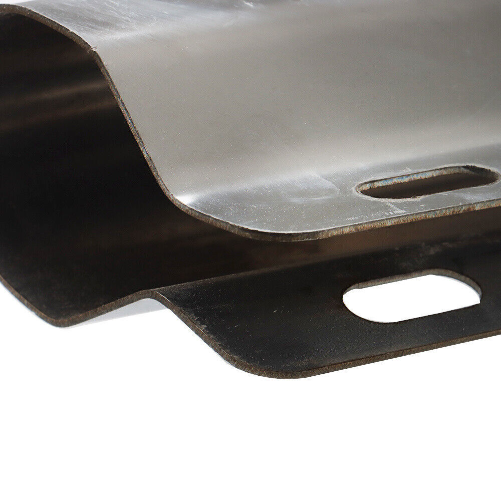 30" Stainless Steel Straight Mud Flap Hanger 2 1/2" Bolt Semi Truck Tapered